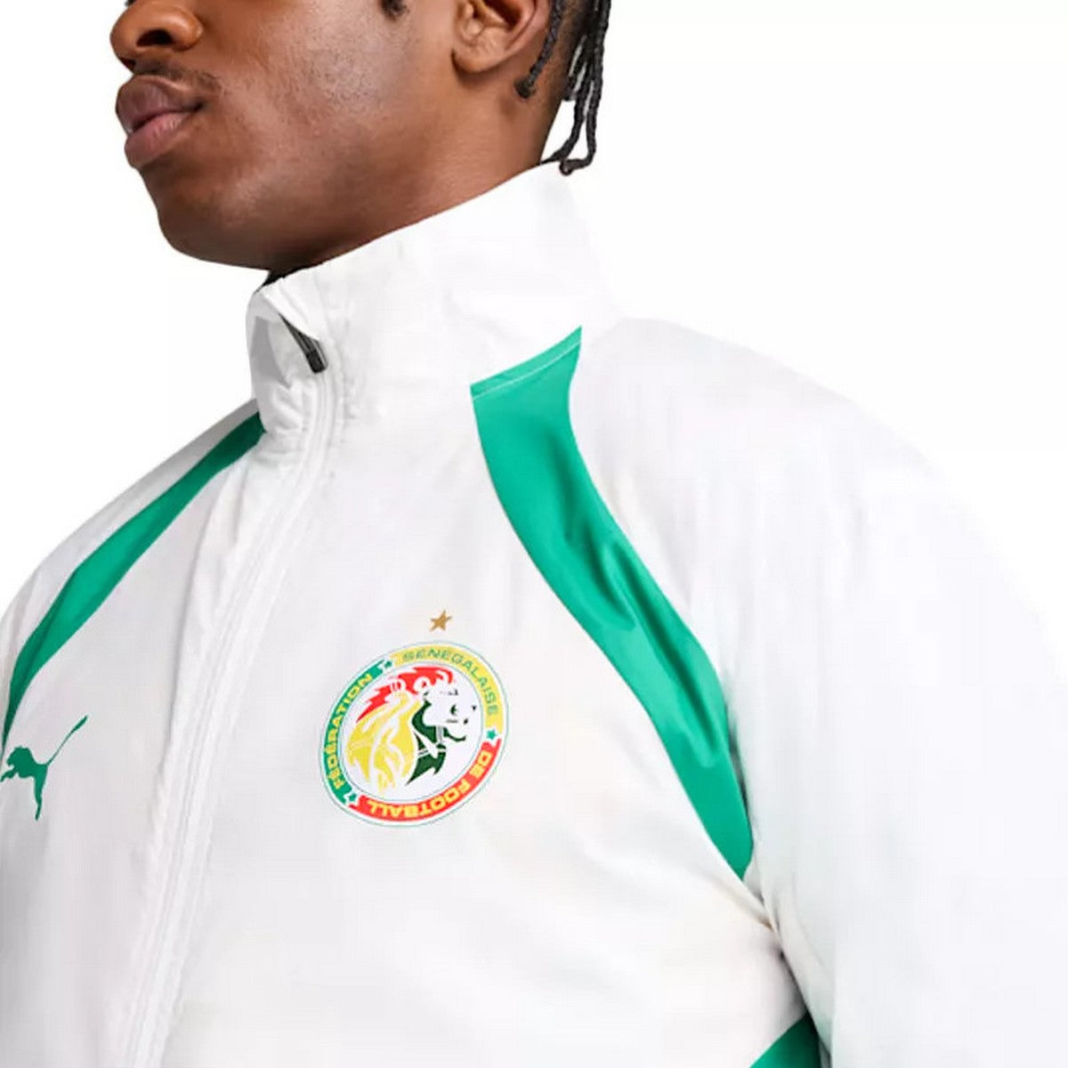 Senegal pre-match presentation soccer tracksuit 2024/25 - Puma